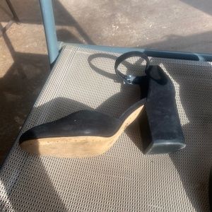 Ladies size 7 block heel